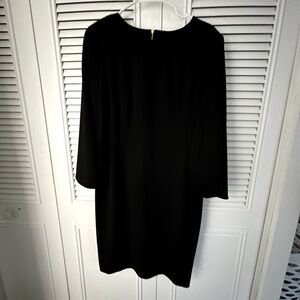Calvin Klein Black Arm drapery dress Size 10